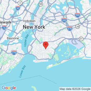 Map to Dr. Eli Wagshall office in Brooklyn, NY