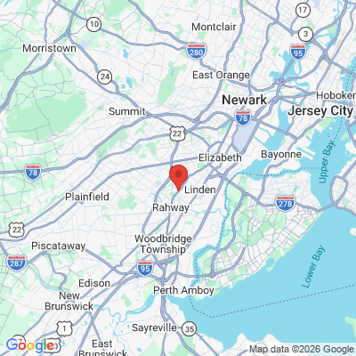 Map to  office in Rahway, NJ