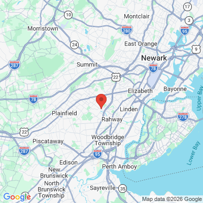 Map to  office in Clark, NJ