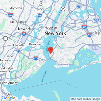Map to  office in Brooklyn, NY