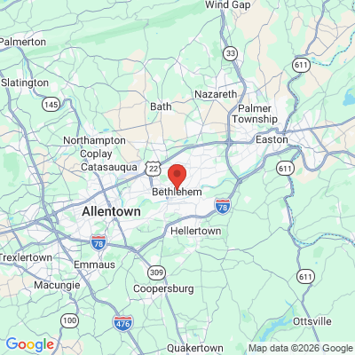 Map to  office in Bethlehem, PA