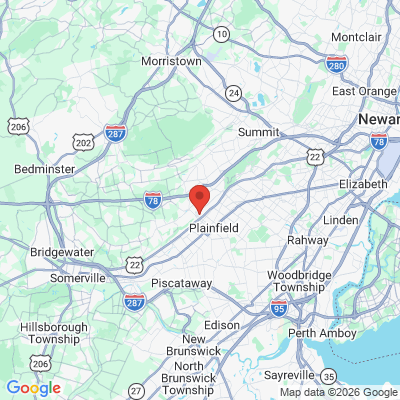 Map to  office in N Plainfield, NJ