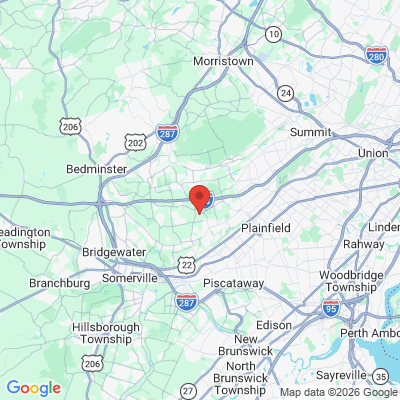 Map to  office in Warren, NJ