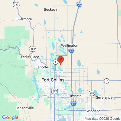 Map to  office in Fort Collins, CO
