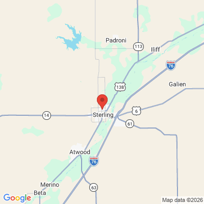 Map to  office in Sterling, CO