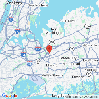 Map to David M. Goldberg DDS office in Queens, NY
