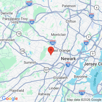 Map to Dr William Ebo Rockson office in South Orange Village, NJ