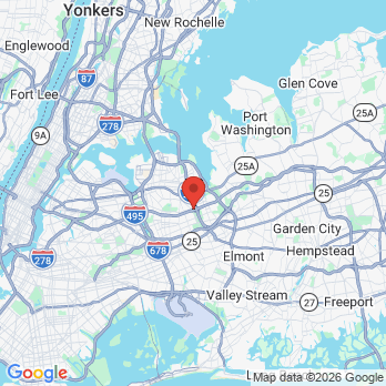Map to Family Dental Svc Of Bayside office in Queens, NY
