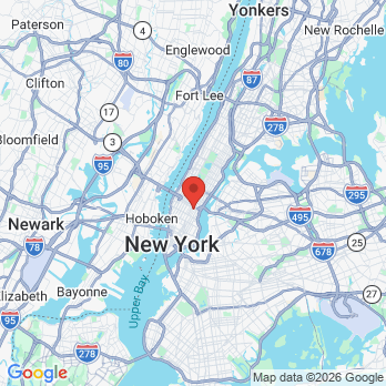 Map to Alexandra Simpson DDS PC office in Manhattan, NY