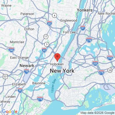 Map to  office in Hoboken, NJ
