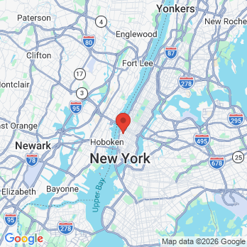 Map to Empire Pediatric Dentistry office in Manhattan, NY