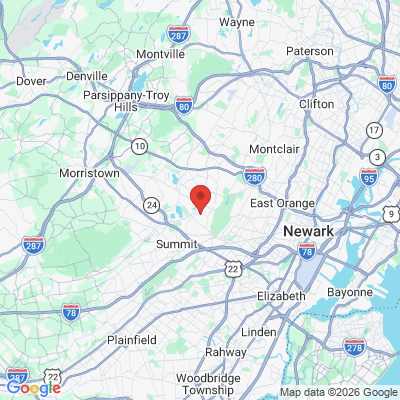 Map to  office in Short Hills, NJ