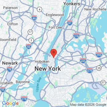 Map to Studio Smiles NYC office in Manhattan, NY
