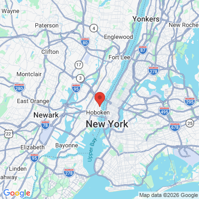 Map to  office in Hoboken, NJ