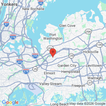 Map to Lake Success Dental Care office in New Hyde Park, NY