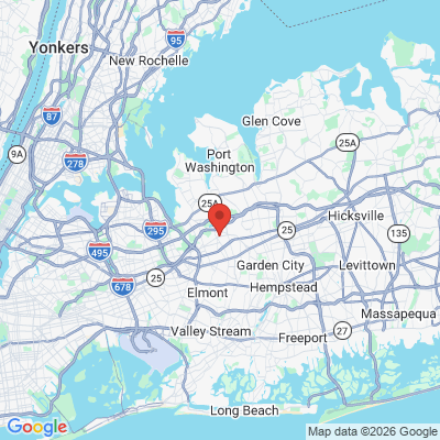 Map to  office in New Hyde Park, NY