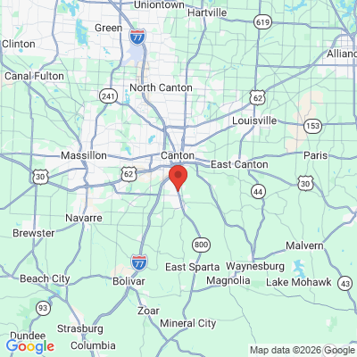 Map to  office in Canton, OH