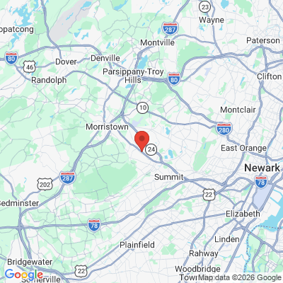 Map to  office in Madison, NJ