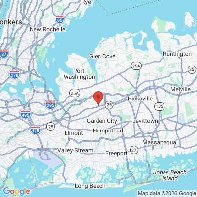 Map to  office in Williston Park, NY