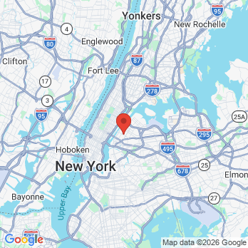Map to Rainbow Dental, P.C.: Nabila Mannan, D.D.S. office in Queens, NY