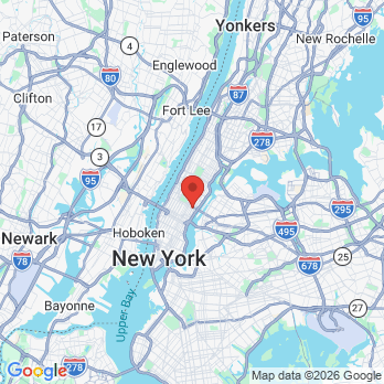 Map to New Century Smiles office in New York, NY