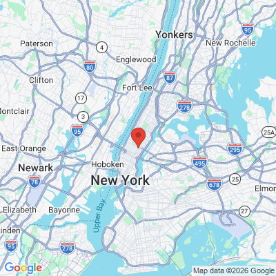 Map to  office in New York, NY