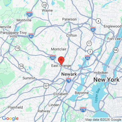 Map to  office in East Orange, NJ