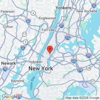 Map to New York Dental Office office in New York, NY