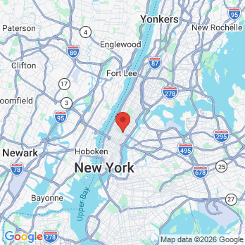 Map to zendentistry office in New York, NY