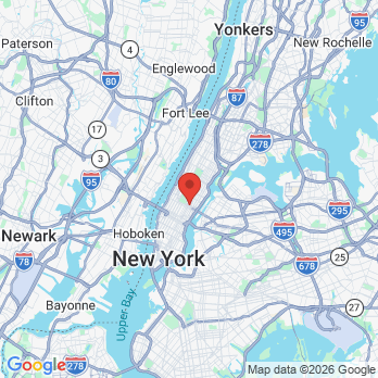 Map to Dr. Sharon Chass, DDS office in Manhattan, NY