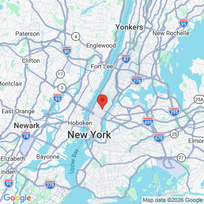 Map to  office in New York, NY