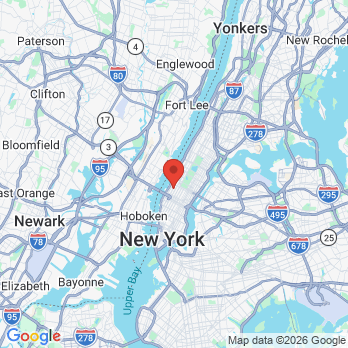 Map to Terra Dental office in Manhattan, NY