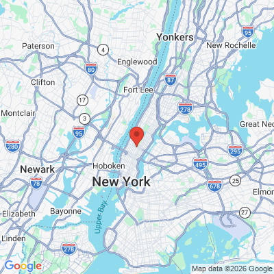 Map to Edward Gottesman, DDS PC DBA Perio NYC West office in New York, NY