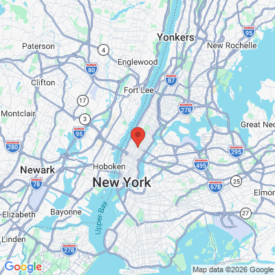Map to  office in New York, NY