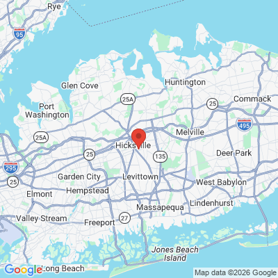 Map to  office in Hicksville, NY