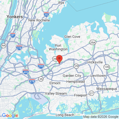 Map to  office in New Hyde Park, NY
