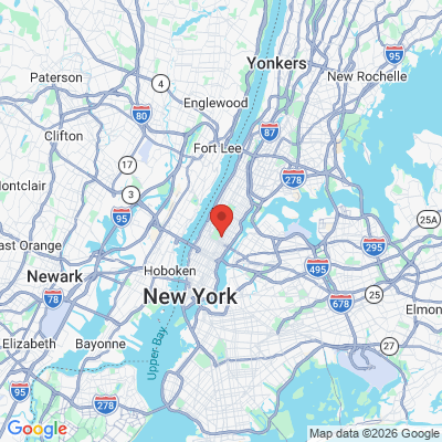 Map to  office in New York, NY