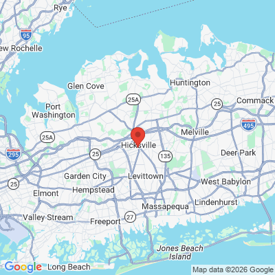 Map to  office in Hicksville, NY