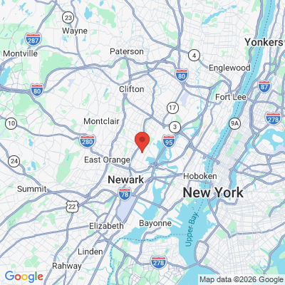 Map to  office in Kearny, NJ