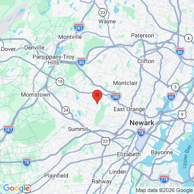 Map to  office in Livingston, NJ