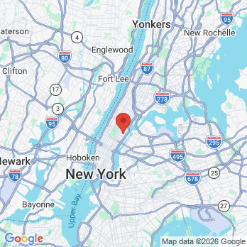 Map to National Dental Upper East Side office in New York, NY