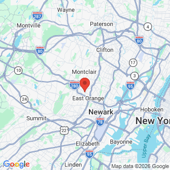 Map to Maria A. Cuesta, DMD office in East Orange, NJ