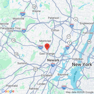 Map to  office in East Orange, NJ