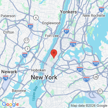 Map to PROSTH & CO. DENTAL office in Manhattan, NY
