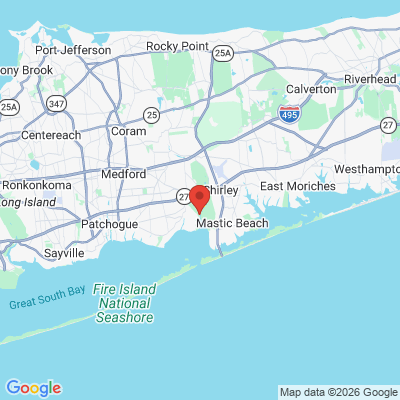 Map to  office in Patchogue, NY