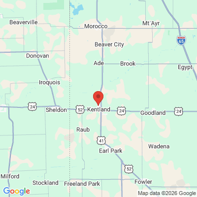 Map to  office in Kentland, IN