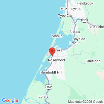 Map to Primary Office office in Eureka, CA