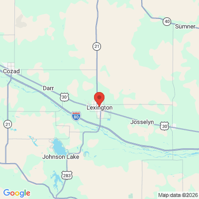 Map to  office in Lexington, NE