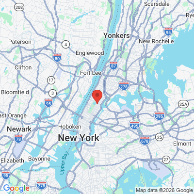 Map to Park Smiles NYC Cosmetic Dentistry office in Manhattan, NY