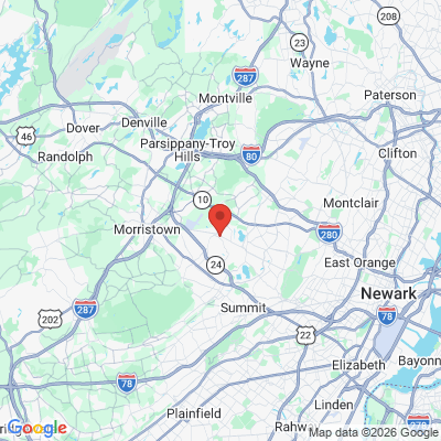 Map to  office in Florham Park, NJ